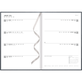 Letts&reg; Titanium Weekly Planners Hard Metallic Cover 12 months 8-1/4"x5-7/8" Multilingual Charcoal
