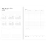 Letts&reg; Essence Weekly/Monthly Planner Hard Cover 8-1/4" x 5-7/8" Multilingual Black