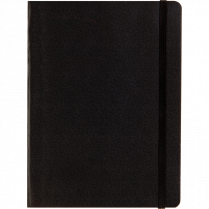 Letts&reg; Edge Notebook 8-1/4"x5-3/4" Black