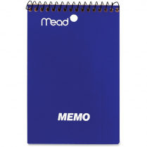 Mead Top Wirebound Memo Book 4"x6" 40 pages Assorted Colours