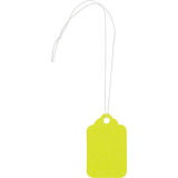 Merangue Merchandise String Tags 1-3/32"x3/4" Assorted Neon Colours 100/pkg