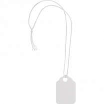 Merangue Merchandise String Tags 1-3/32"x3/4" White 50/pkg