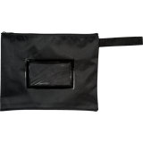 Merangue Deposit Pouch 12"x9-1/2" Black