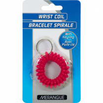 Merangue Wrist Coil Keychain