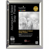 Seco Snap Frame Sign Holder 11"x14" Silver