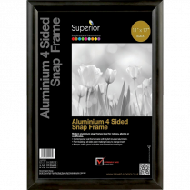 Seco Snap Frame Sign Holder 11"x17" Black