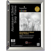 Seco Snap Frame Sign Holder 11"x17" Silver