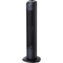 Matrix Oscillating Tower Fan 6" Diameter 32" High Black