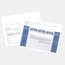 Share Certificates Blue Letter 8-1/2"x11" 25/pkg