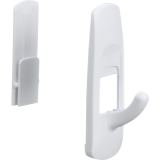 Command&trade; Adhesive Medium Mounting Hooks White 2/pkg