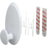 Command&trade; Adhesive Clothes Hanger Hook White