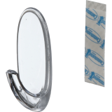 Command&trade; Adhesive Medium Mounting Hooks Clear 6/pkg