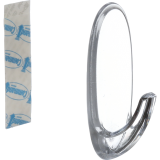 Command&trade; Adhesive Medium Mounting Hooks Clear 6/pkg