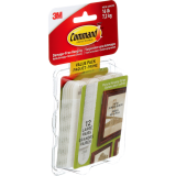 Command&trade; Adhesive Picture Hanging Strips Large White 12 sets/pkg