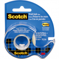 Scotch&reg; Wall Safe Tape 3/4" (19mm x 16.5m)