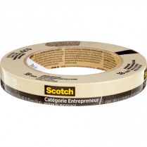 Scotch&reg; Contractor Grade Masking Tape 3/4" (18mm x 55m)