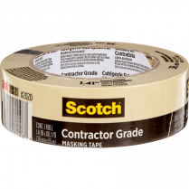 Scotch&reg; Contractor Grade Masking Tape 1-1/2" (36mm x 55m)