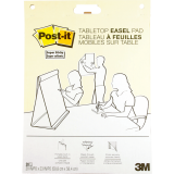 Post-it&reg; Super Sticky Table Top Easel Pad 20"x23" Plain 20 sheets/pad