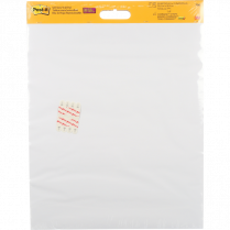 Post-It&reg; Self Stick Wall Pad Plain 20"x23" 20 sheets/pad 2 pads/pkg