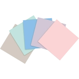 Post-it&reg; 100% Recycled Super Sticky Notes 3"x3" 70 sheets per pad Wanderlust 5/pkg