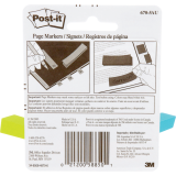 Post-it&reg; Page Markers 1/2"x2" 100 sheets per pad Vibrant Colours 5 pads/pkg
