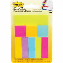 Post-it&reg; Notes and Page Markers Combo Pack Assorted Colours