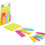 Post-it&reg; Notes and Page Markers Combo Pack Assorted Colours