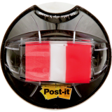 Post-it&reg; Desk Grip Flag Dispenser 1" 200 flags per dispenser Red