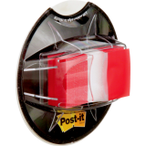 Post-it&reg; Desk Grip Flag Dispenser 1" 200 flags per dispenser Red