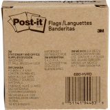 Post-it&reg; Desk Grip Flag Dispenser 1" 200 flags per dispenser Red