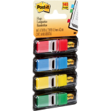 Post-it&reg; Flags 1/2" 35 flags per dispenser Red, Blue, Yellow and Green 4 dispensers/pkg