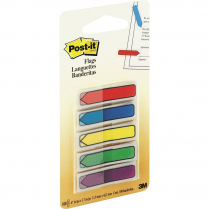 Post-it&reg; Arrow Flags in Single Dispenser 20 flags x 5 Bright Colours