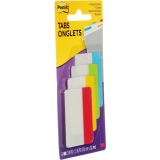 Post-it&reg; Filing Tabs 2"x1-1/2" 6 tabs per pad Primary Colours 4 pads/pkg
