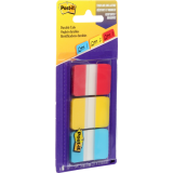 Post-it&reg; Tabs 1" Red, Yellow, Blue 3/pkg