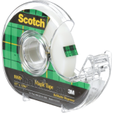 Scotch&reg; Magic&trade; Invisible Tape With Dispenser 1/2" (12.7mm x 32.9m)