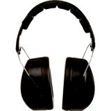 3M&trade; Folding Earmuffs Black