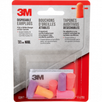 3M&trade; Disposable Earplugs 4 pairs/pkg