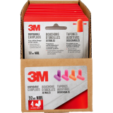 3M&trade; Disposable Earplugs 4 pairs/pkg