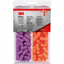 3M&trade; Disposable Foam Earplugs 80 pairs/box