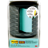 Post-it&reg; Pop-up Vertical Notes Dispenser Dark Grey