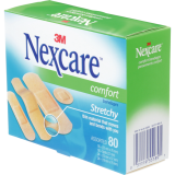 Nexcare&trade; Comfort Strip Bandages Assorted Sizes 80/box