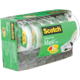 Scotch&reg; Magic&trade; Invisible Tape Dispensers 3/4" (19mm x 21.5m) Clear 6/pkg