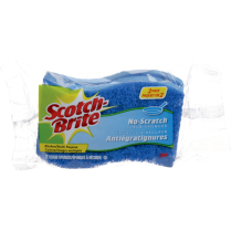 Scotch-Brite&reg; No-Scratch Scrub Sponges Blue 2/pkg