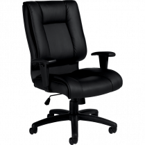 Offices to Go Ashmont High Back Tilter Chair Leather Black