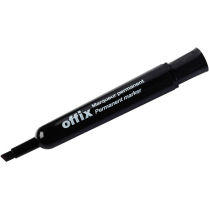 Offix Permanent Marker Black Chisel