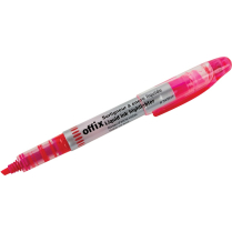 Offix Liquid Chisel Tip Highlighter Pink
