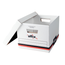 Offix Recycled Storage Boxes 12"x15"x10" 6/pkg