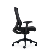 Offices to Go&reg; Zim Synchro-Tilter Chair High Back Mesh Black