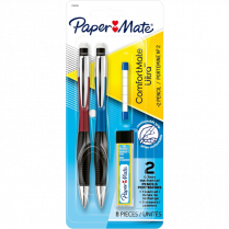 Paper Mate&reg; ComfortMate Ultra&trade; Mechanical Pencils 0.7mm Assorted Colours 2/pkg