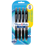 Paper Mate&reg; Profile&reg; Retractable Ball Point Pens Super Bold Point Black 4/pkg